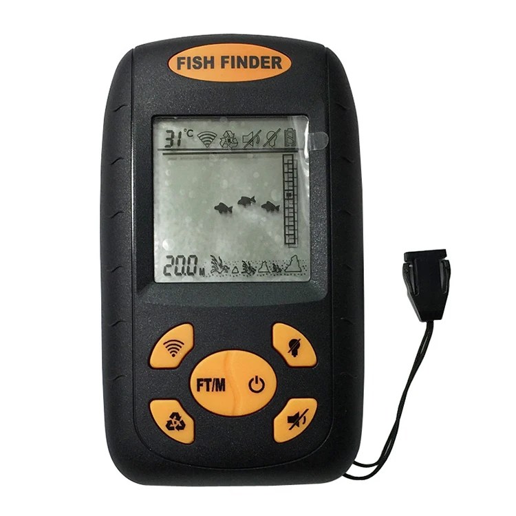 
hot selling wireless LCD portable fishfinder Ultrasonic detector sonar sensor transducer Sonar Fish Finder 