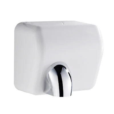 Washroom Automatic Hair Dryer Hotel Commercial Drier Toilet Bathroom 360 Degree Revolving Nozzle White ABS Electric Hand Dryers