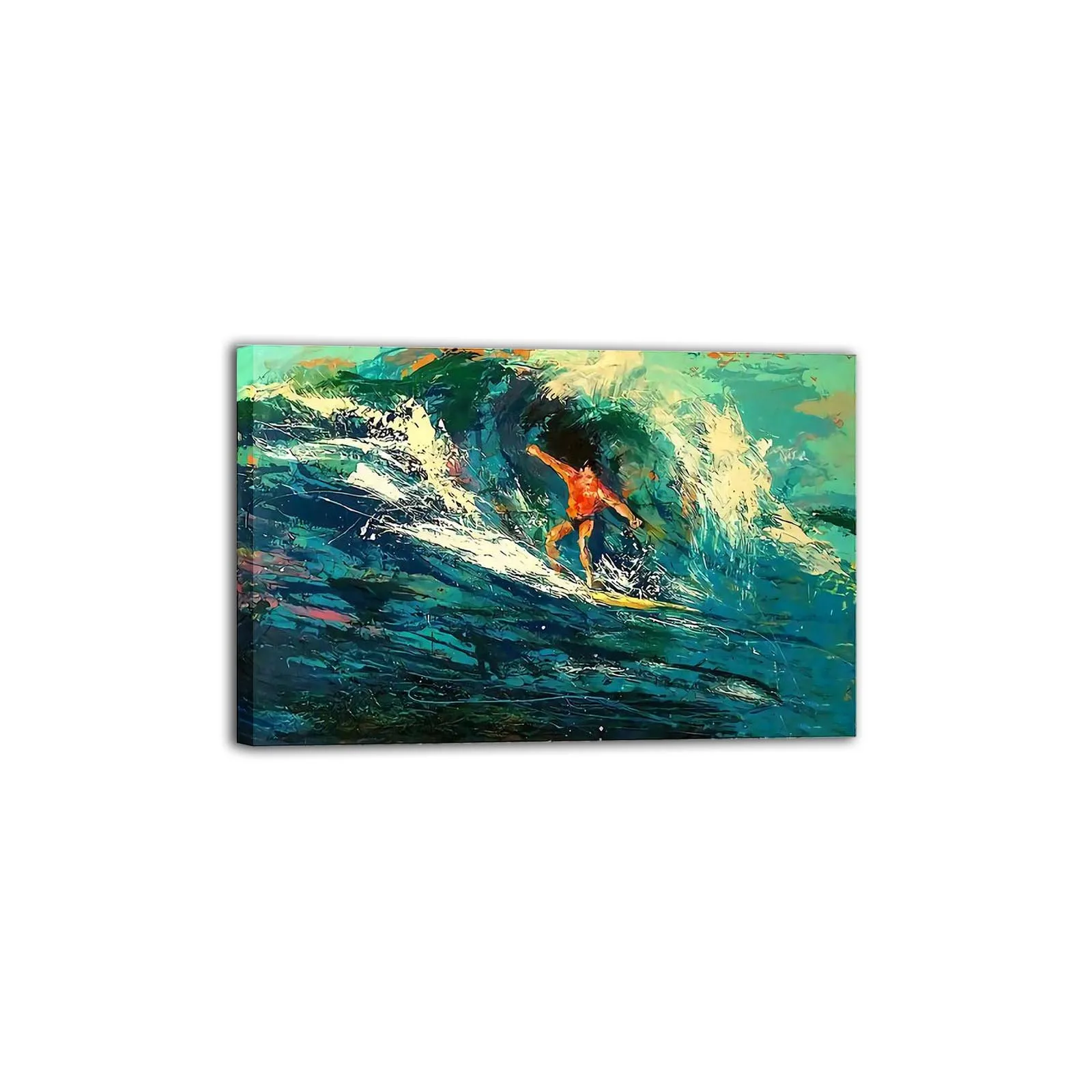 Wholesale modern abstract movement theme oil painting colorful animal painting living room Nordic poster decoration painting