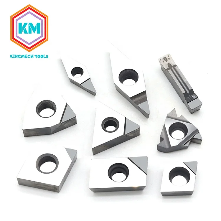
High quality CNC carbide lathe tool of cutting turning PCD insert for Copper and aluminum 