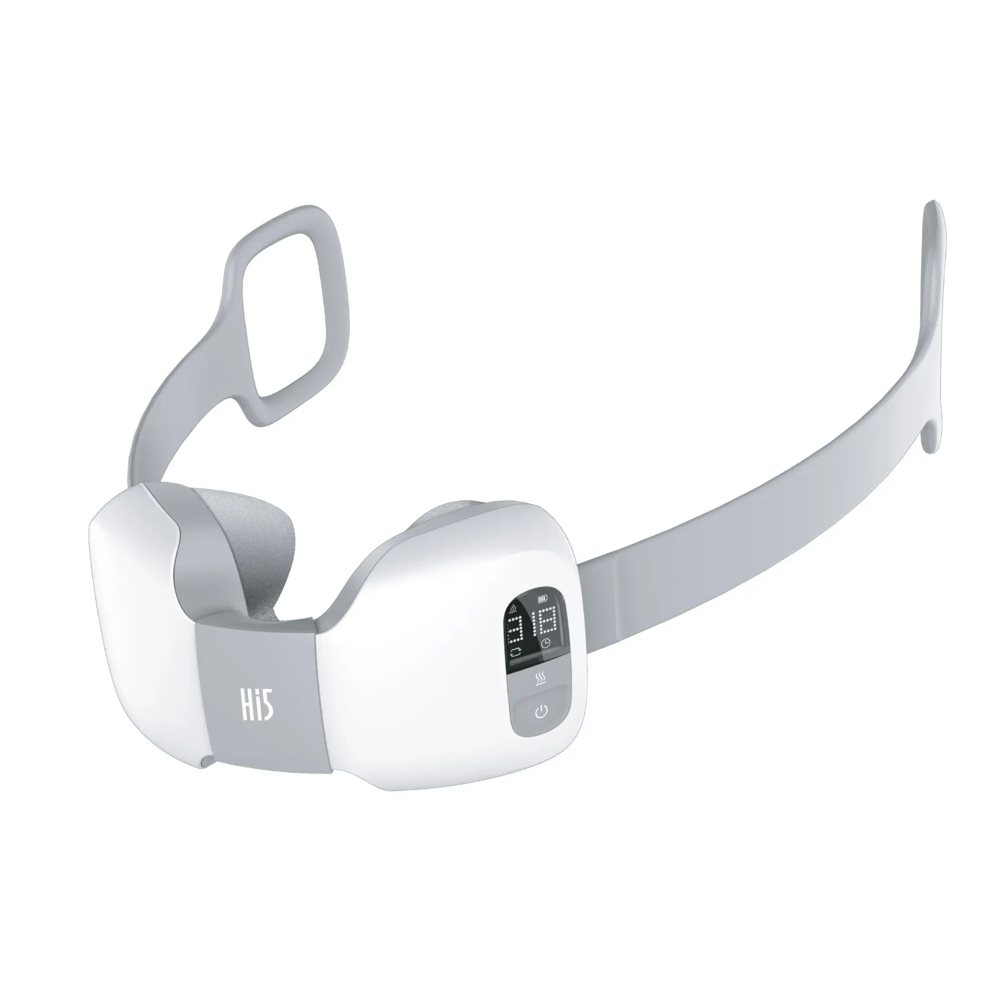 Travel Neck Massager with Heat Shiatsu Neck Massager Cordless for Pain Relief 4 Modes LCD Display Portable Neck Massage