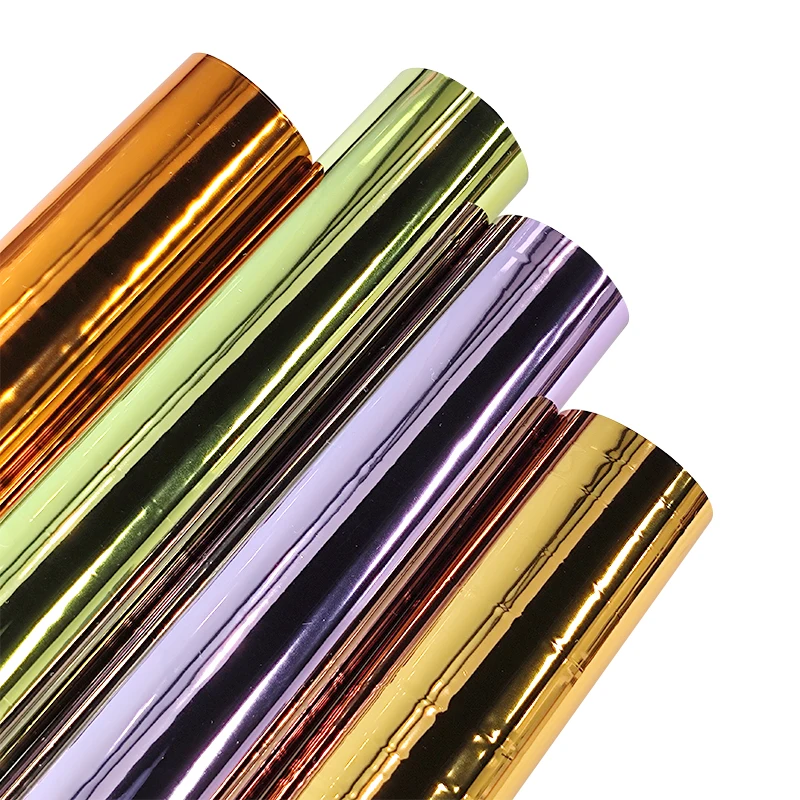 Waterproof Metallic Silver Mirror TPU Decorative Reflective Faux Leather for Making Bags/Shoes/Crafts