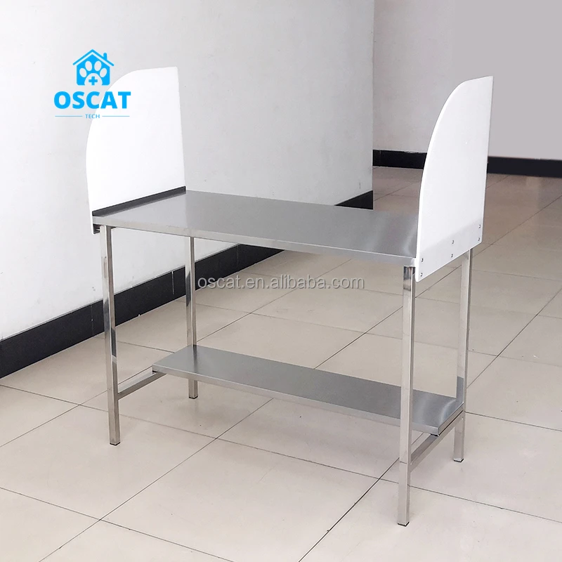 OSCAT Veterinary Equipment Medical Funeral Supplier Stainless Steel Mortuary Embalming Autopsy Working Table