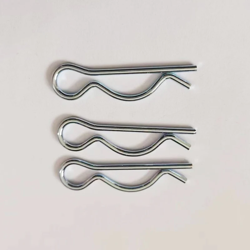 Hot sale galvanized steel & stainless steel 304 double coil spring R cotter pin Supplier & Manufacturer