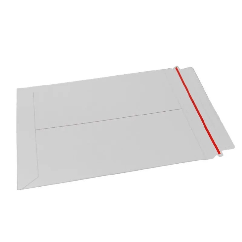Custom Printing Self Adhesive Rigid Cardboard Envelope Document Mailers Envelopes For Express Delivery