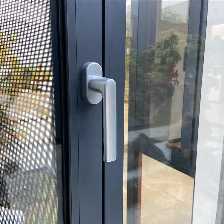 casement window customized Thermal insulation window bridge cutoff aluminum inner Hurricane-impact proof casement window