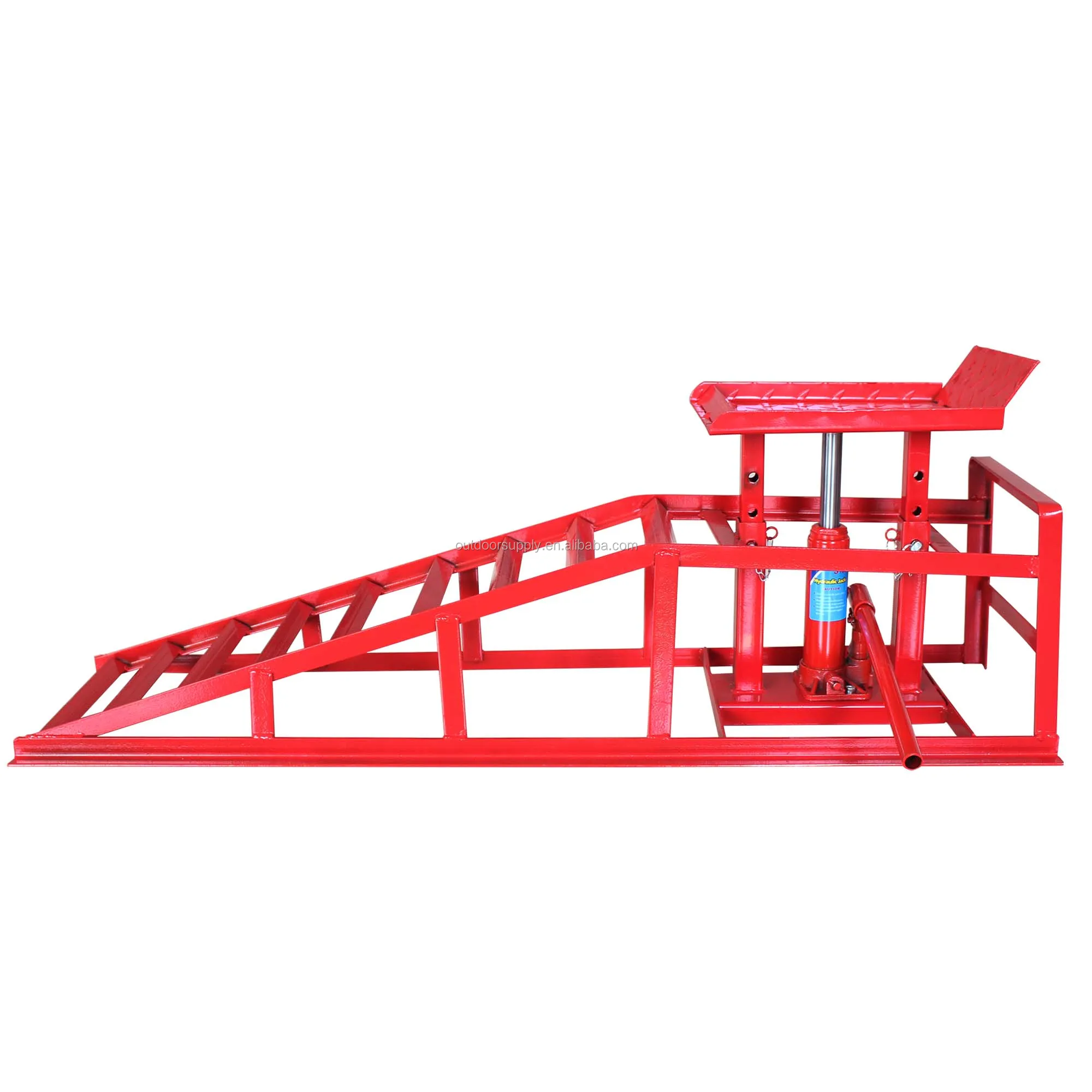 Truck Trailer Car Vehicle Auto Hydraulic Pump Lift Steel Service Ramps