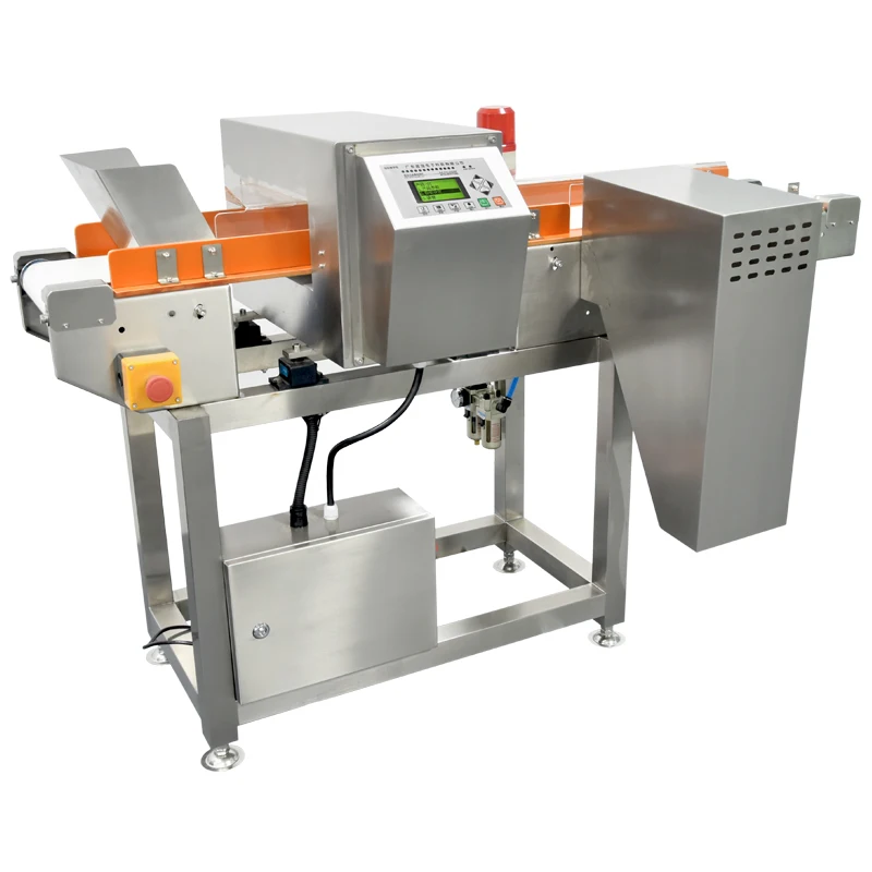 Customized 0.7mm Food Metal Detector for Food Rice Bean Bread Snacks fresh food seafood factory direct sales