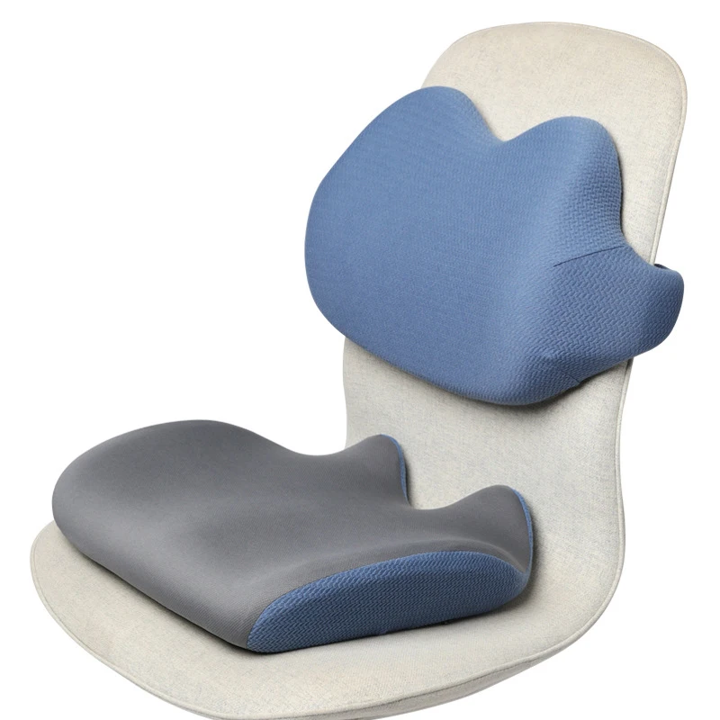 SUREWALHOME Lumbar Support pillow Cushion Corrective Cushion for Long Sitting Ergonomic Back Support for Lower Back Pain