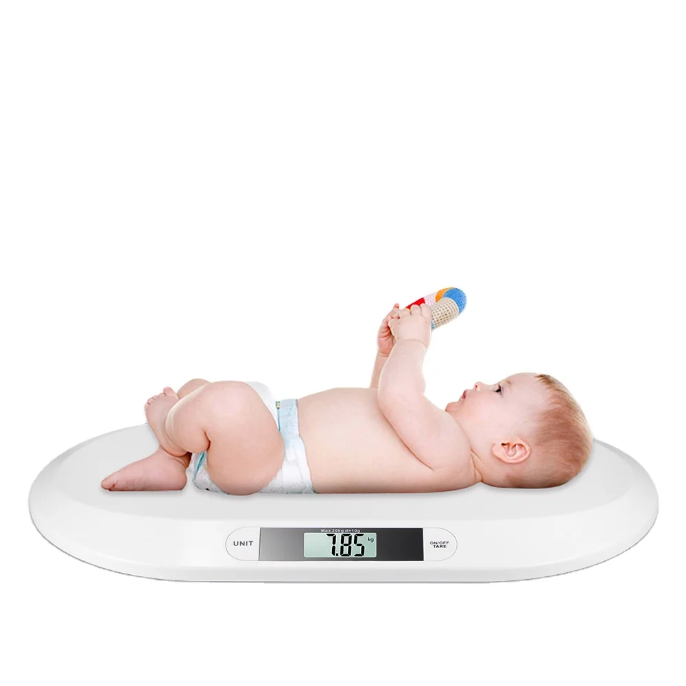 20kg Comfortable Newborn Electronic Balance Digital Weighing Baby Scale Measuring Tape Weight Baby Scale