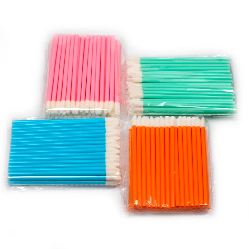 Private Factory Customized LOGO Makeup Hollow Handle Plastic Portable Lip Brush Tool Disposable Gloss Wand Lipstick Applicator