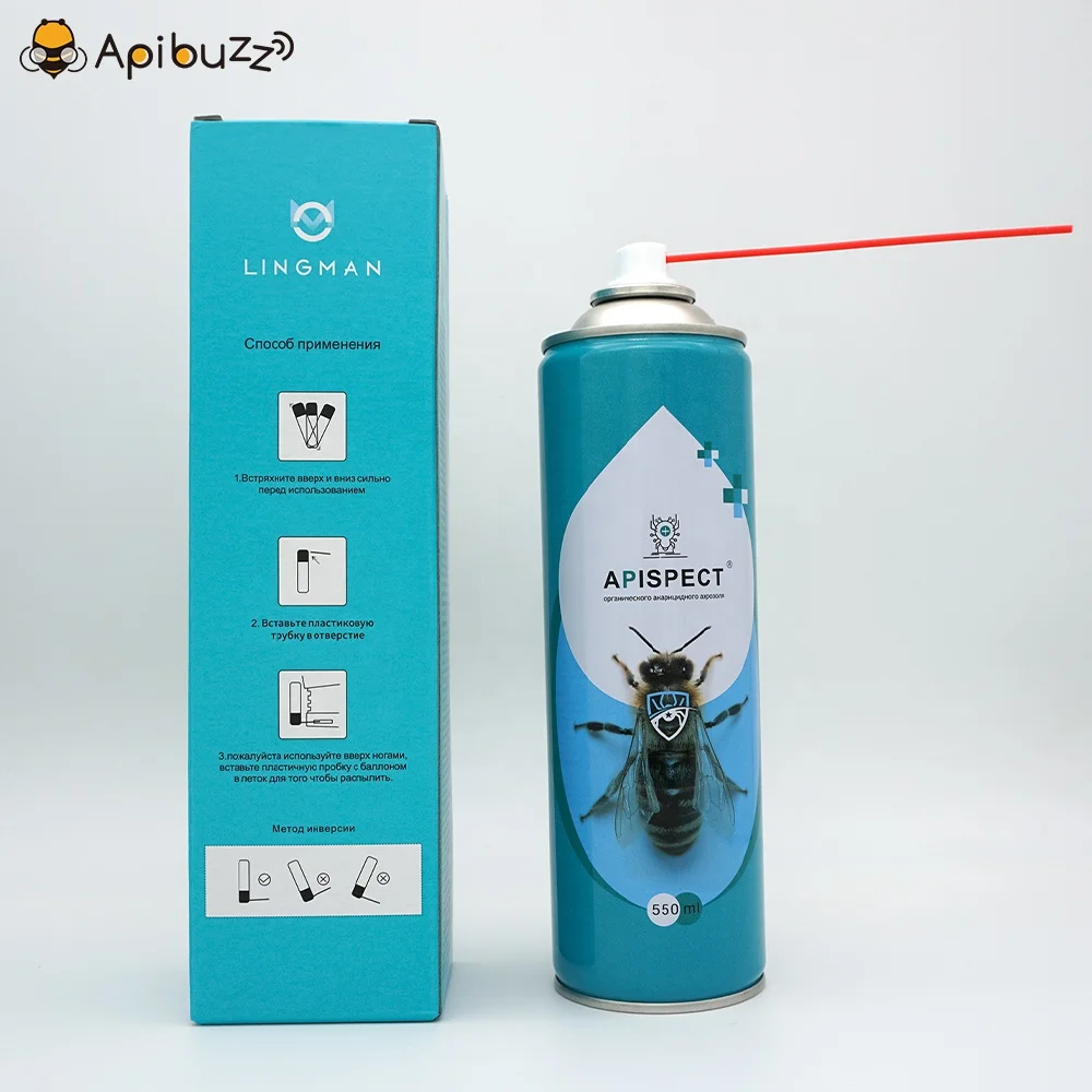 Organic Beekeeping Medicine Apispect Essential Oil Aerosol Varroa Mite Treatment for Bees Apiculture Material Bee Equipment
