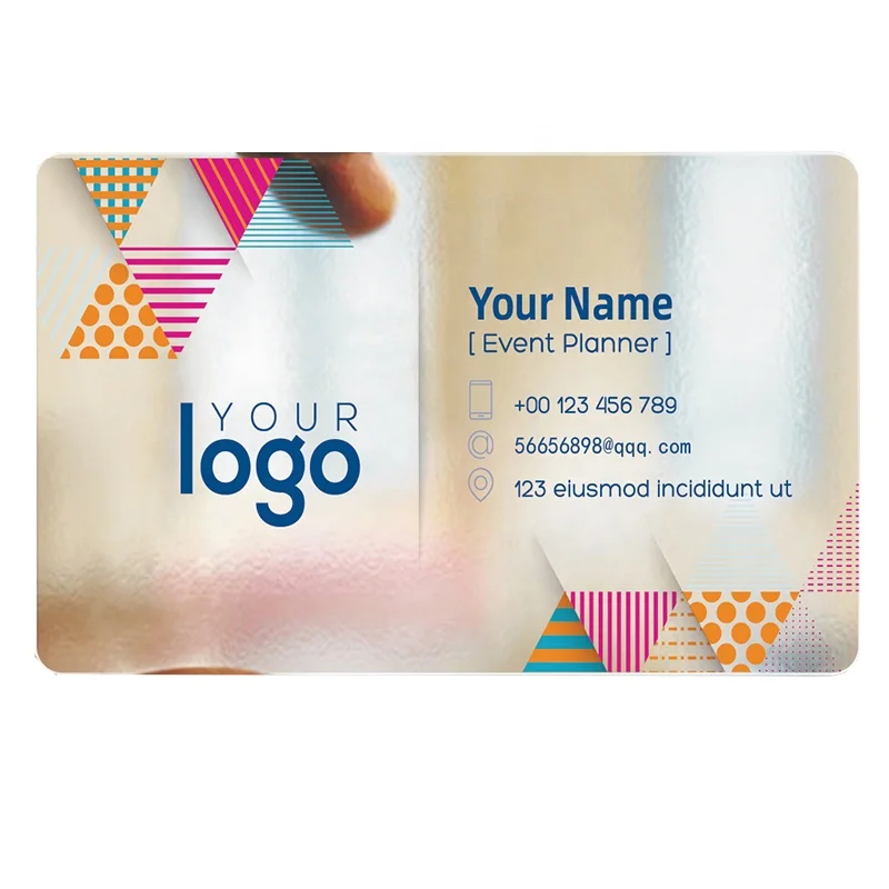 transparent business card