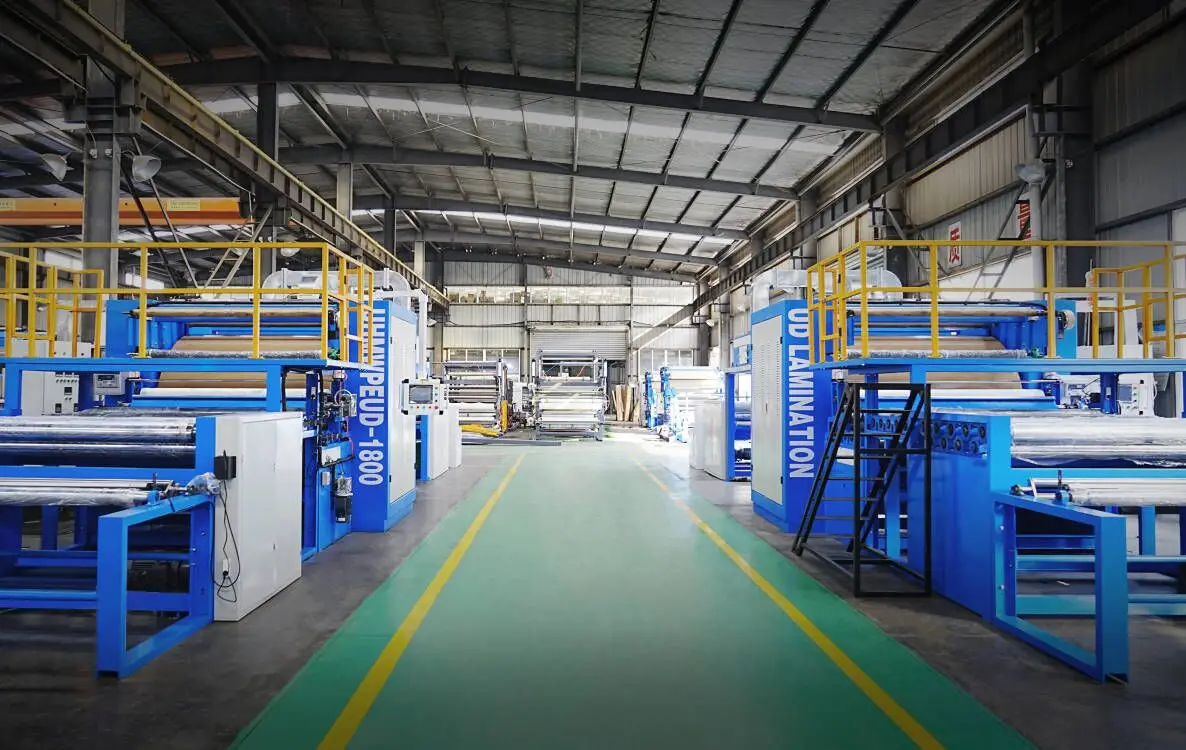 UD fabric production line for Bulletproof Vest