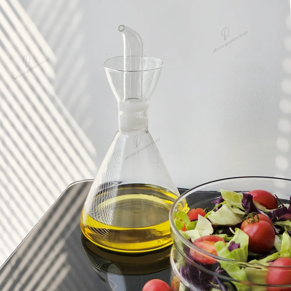 Oil dispenser accessories Liquid Condiment Container borosilicate glass bottle oil and vinegar soy sauce food cooking