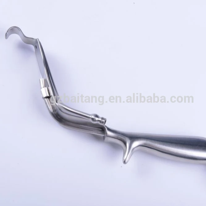 light guiding retractor for lower mandible osteotomy