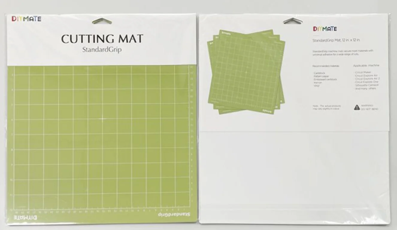 Mini 12*12 inch Green 3 Pieces Per Pack Standardgrip Diymate Cutting Mat for Cricut Joy