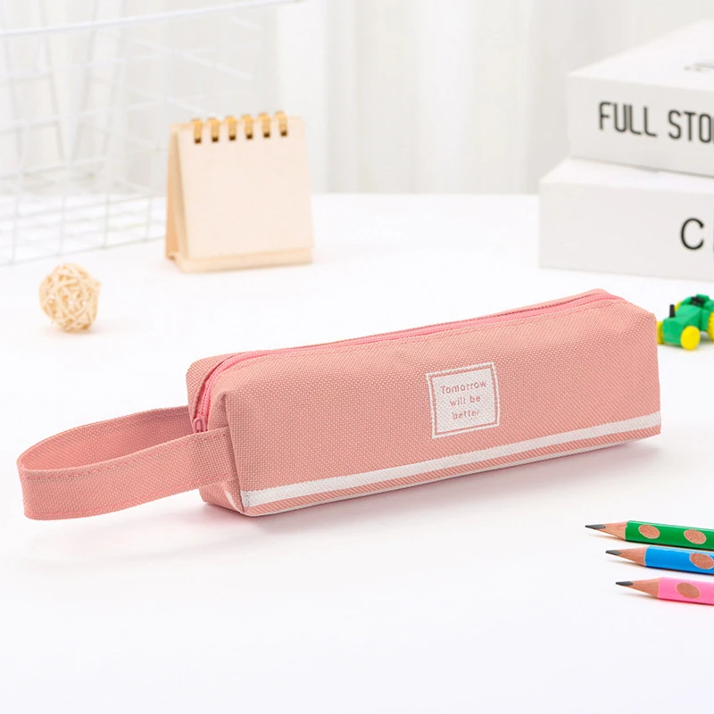 Wholesale pencil case bags and customized logo cute cartoon girl beautiful pencil case school pencil case