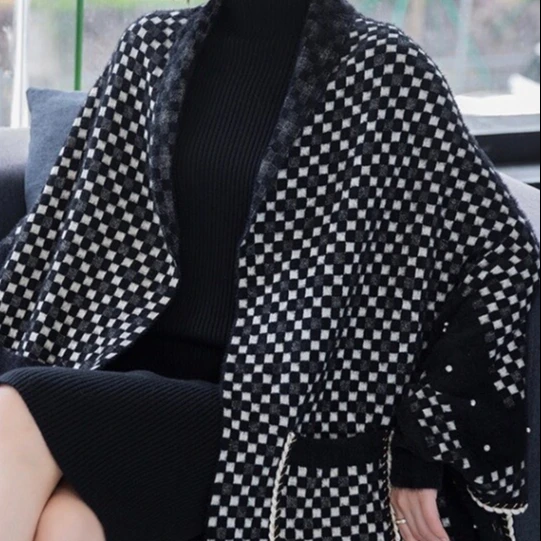 Cheap price winter nail drill small fragrant mink fur thickened warm scarves sleeve capem shawls wholesale