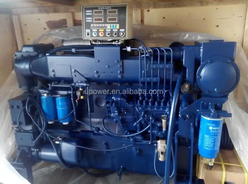 In Stock WD12C375-21 engine marine diesel for boat