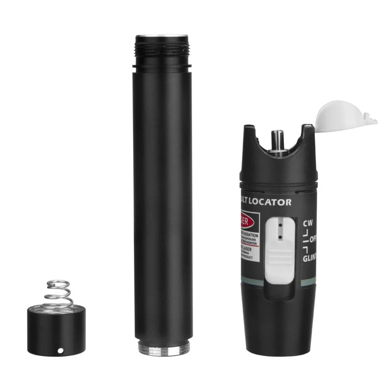 Fiber Optic Cable Tester Tool Red Light Source 5-30mW/50MW Visual Fault Locator Cable Fault Finder VFL 5/10/20/30km VFL 50KM
