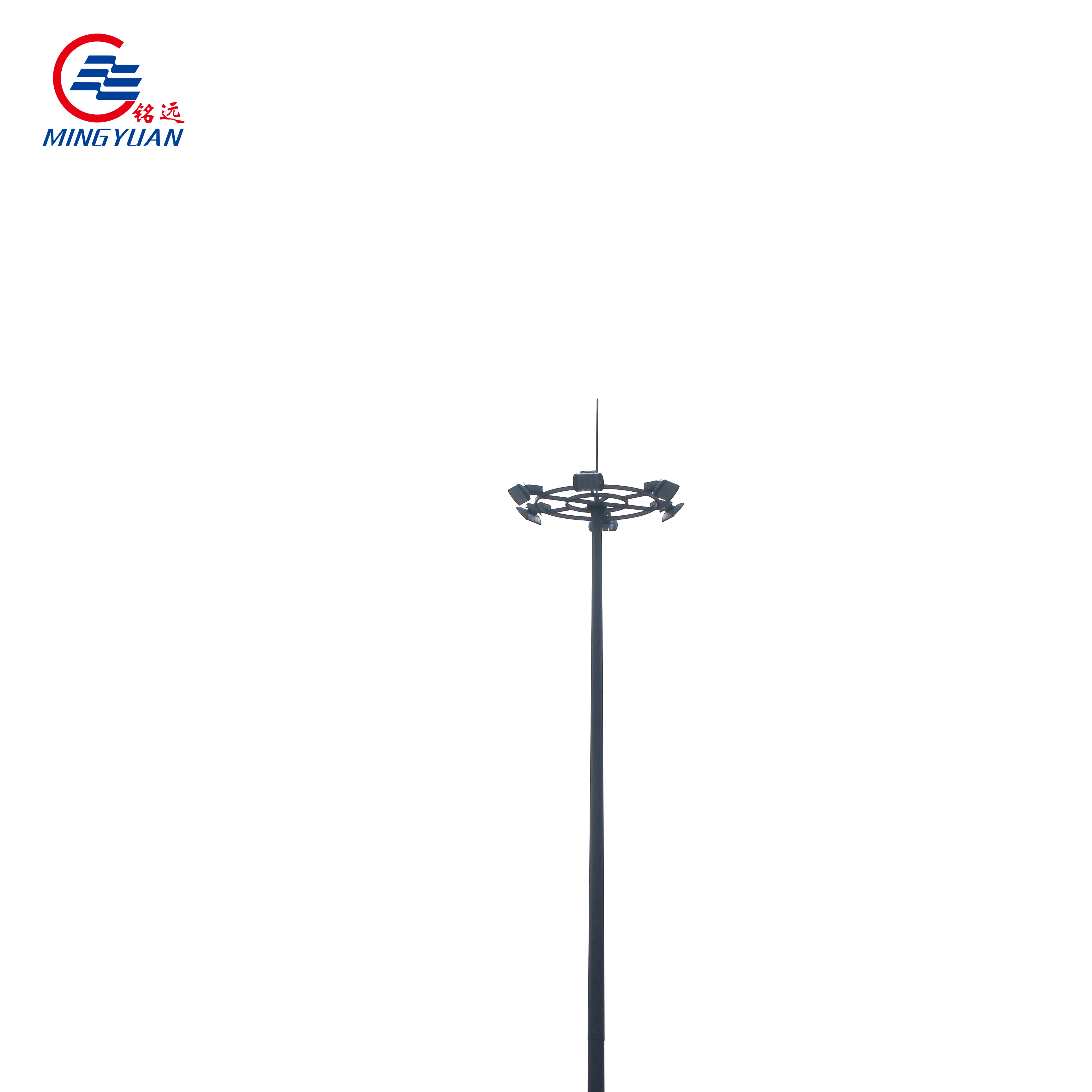 30m High Mast Lighting Pole For Football Stadium