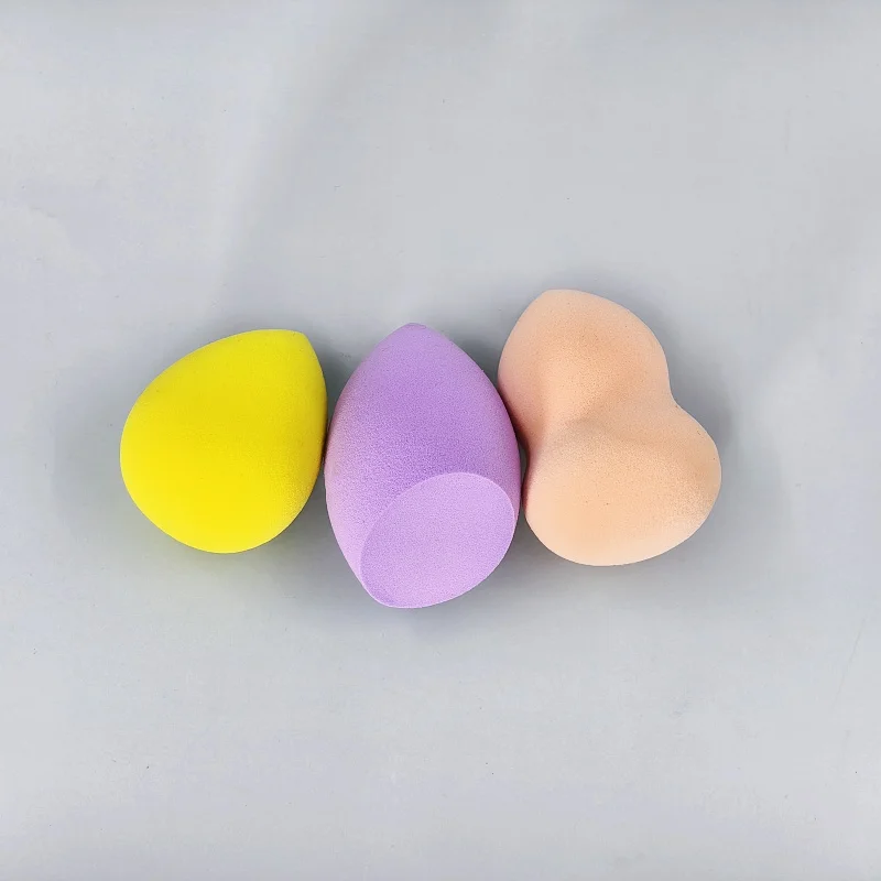 Super soft beauty egg set Do not eat powder powder puff stand gourd splash student water drop oblique cut beauty tool