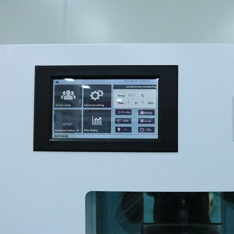 biobase 0~60Celsius 2pcs Shelves Vertical Glass Door BOD Biochemistry Analyzer for Lab