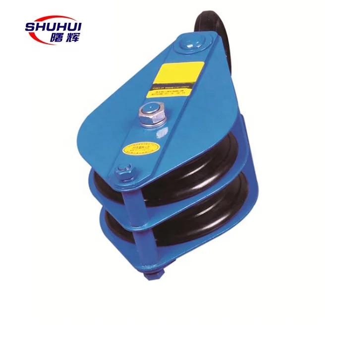 Hook Type Crane Lifting Snatch Pulley Block hand chain pulley block