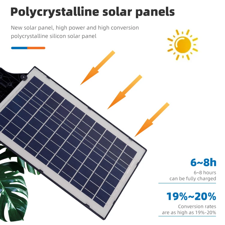 High Lumen Outdoor IP65 Waterproof Streetlight Remote Control Light Control 300W 400W 500W Solar Street Lamp