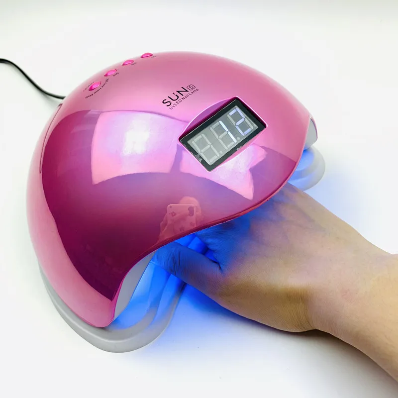
2020 Hot Selling Best Cheapest 48 Watt Sun 5 Gel Polish Private Label Fast Dryer Custom Led UV Nail Technician Lamp Machine 