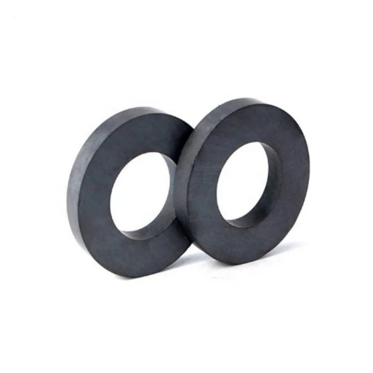 Professional Ferrite Magnet Factory Wholesale Price Y30 Y35 Ceramic Magnet 75*32*10mm Ring Ferrite Magnets For Audio Speaker