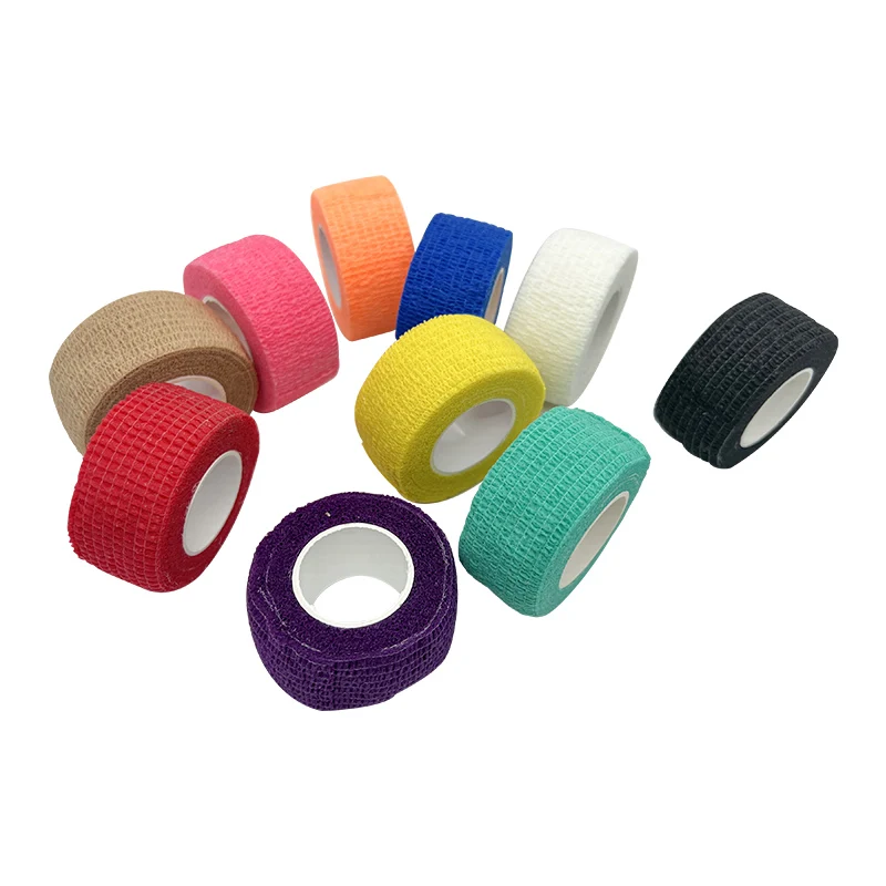 Microblading Tools Cohesive Bandage Tape Tattoo Machine Wrap Grip Colorful Sport Elastic Sticky Roll Self-adhesive Cotton