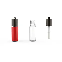1ml 2ml 3ml cute mini lipgloss tube white hot sales lip gloss container new empty unique lipgloss tube with private logo