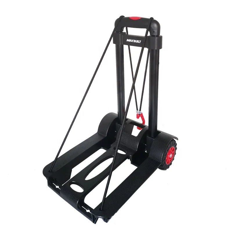 Heavy Duty Foldable Hand Sack Wheel Trolley Folding Truck Barrow Cart Travel Luggage Shopping Cart Portable Home Use