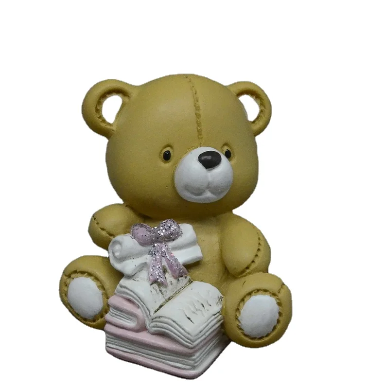 Graduation Gift for Children Resn Bear Satues Mini Gadgets Wholesale Custom DIY OEM ODM Souvenir