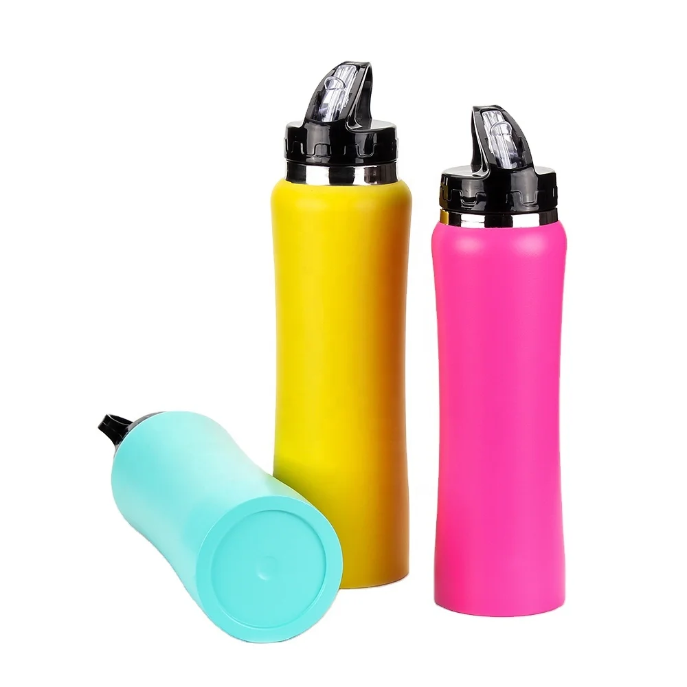 Customized  Outdoor Sustainable Best Healthy Stainless Cool Water Bottle With Straw