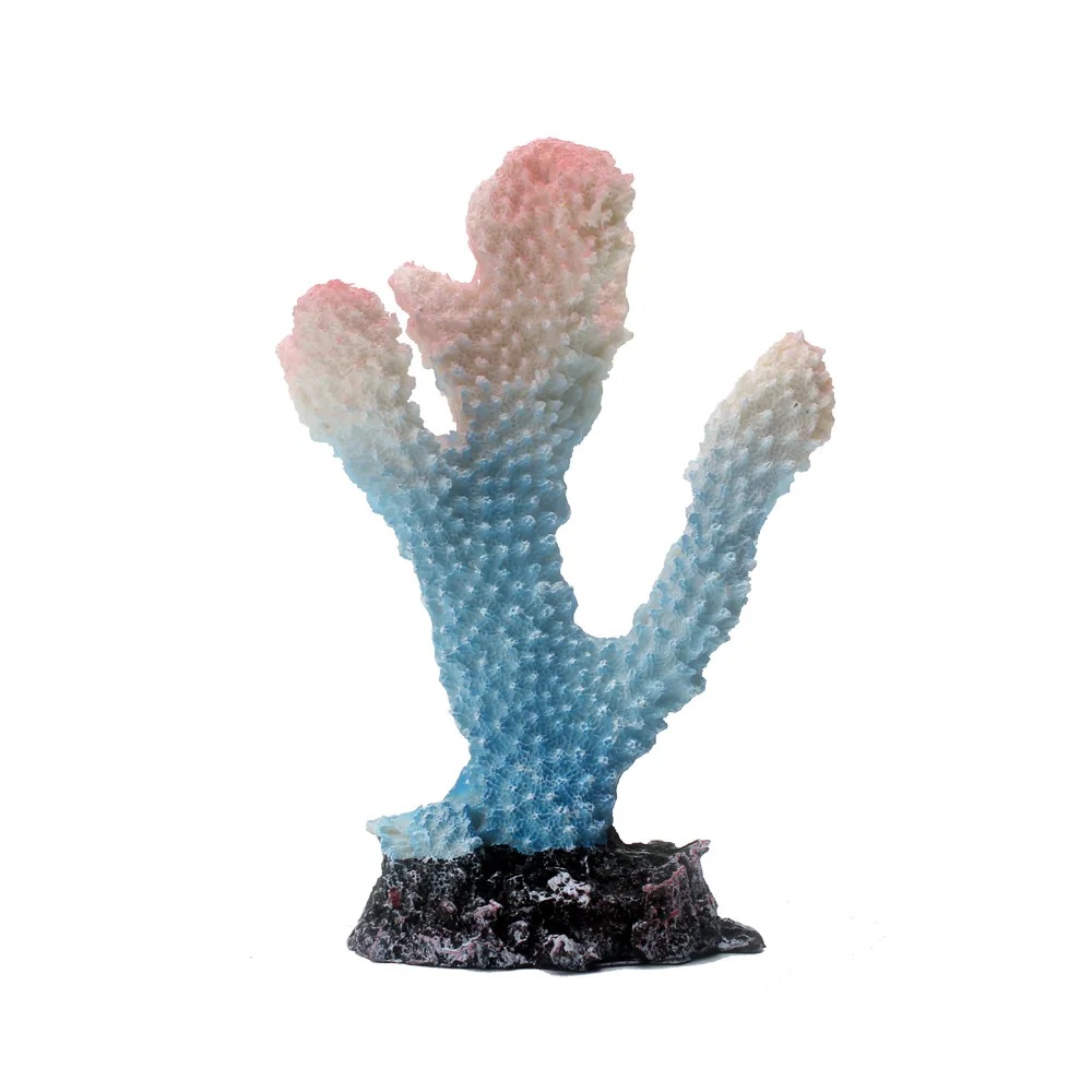 Mediterranean simulation resin coral jewelry desk and home accessories fish tank coral simulation underwater plant crafts coral