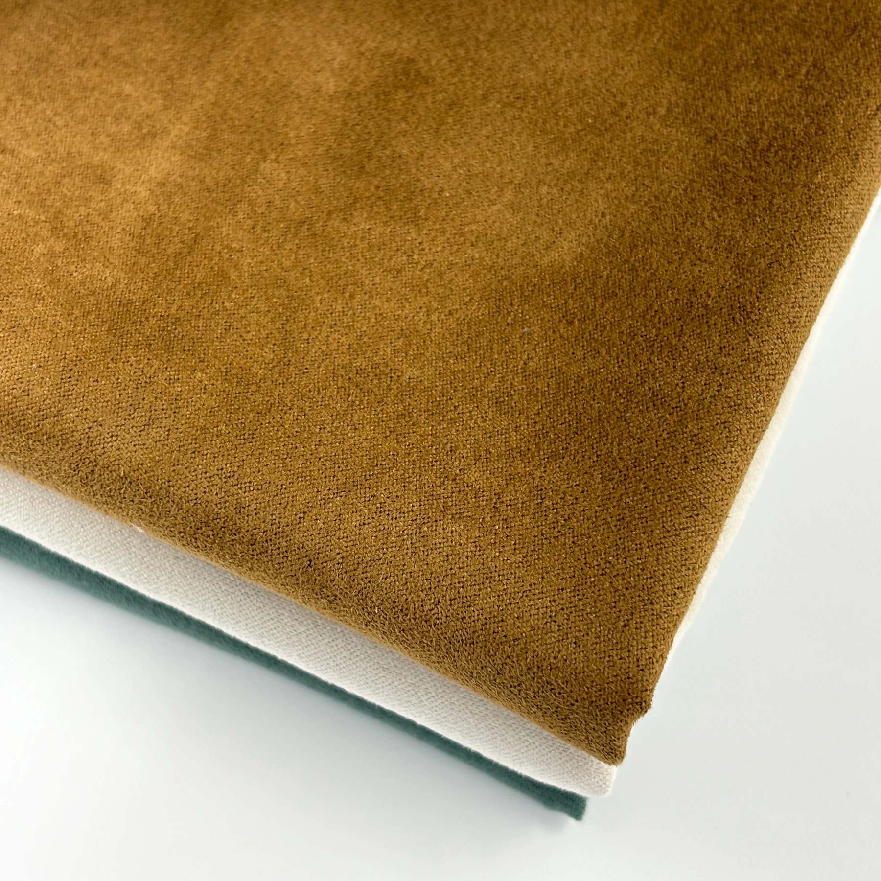 In Stock Multi-Color Woven Weft Five-Harness Satin Suede Fabric for Sofas cushions throws and Home Textile Materials