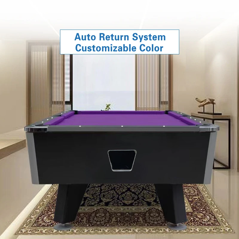 Direct Factory Best Sales Customized Coin-Operated Pool Table 7 Feet 8 Feet Club Bar Sport Game Tables  Indoor Outdoor