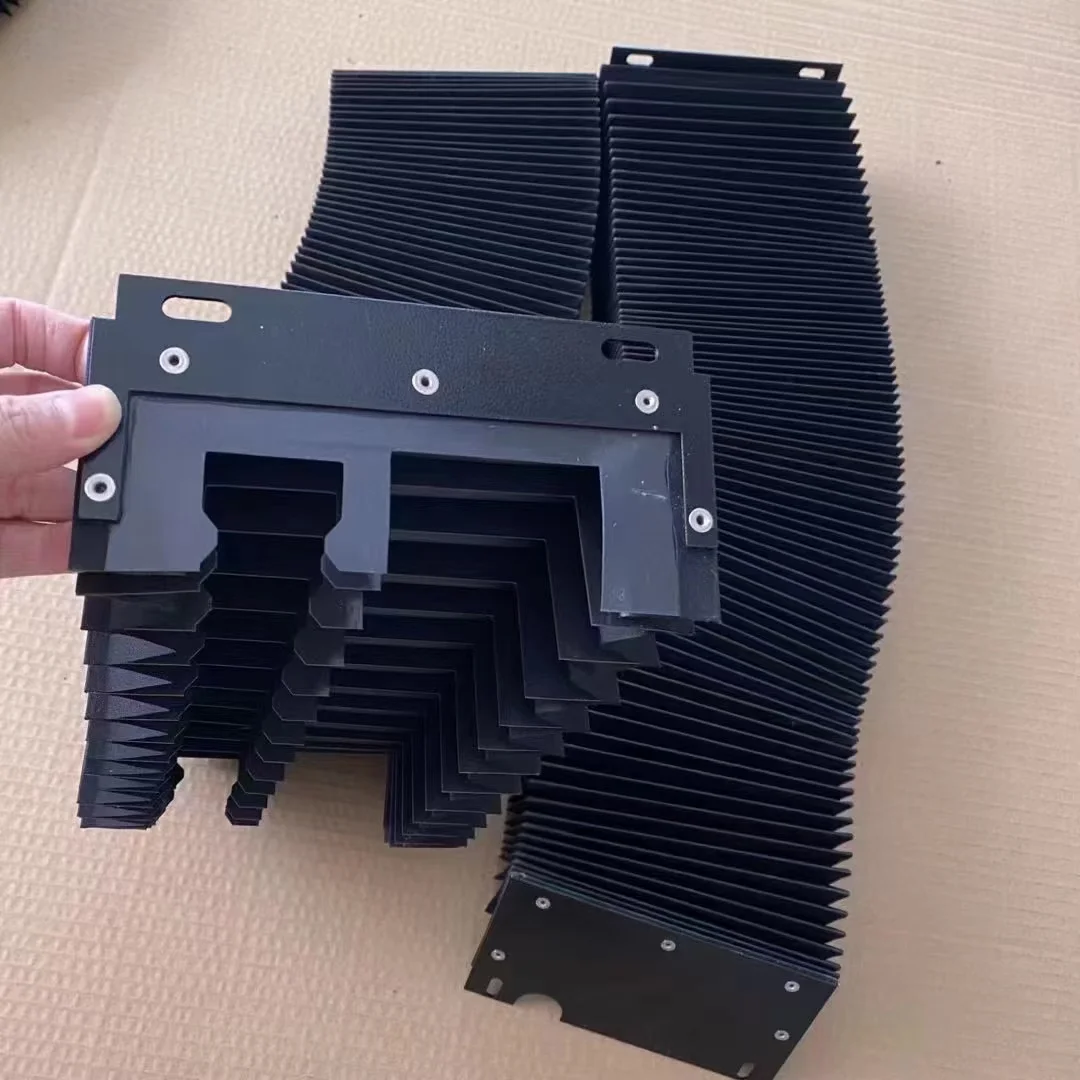 Customized Corrugation flexible machine bellows covers Laser dust shield for CNC laser cutting machine