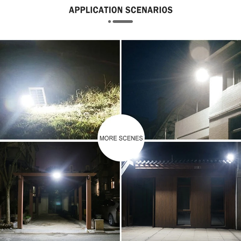 Hot Sell 200W 300W 800W Waterproof IP67 LED Solar Flood Light For Outdoor Lighting