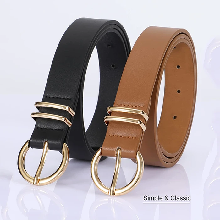 Jeans Dresses Pants Ladies Colorful Decorative Ladies PU Leather Belts For Fashion Vintage Women Waist Belts