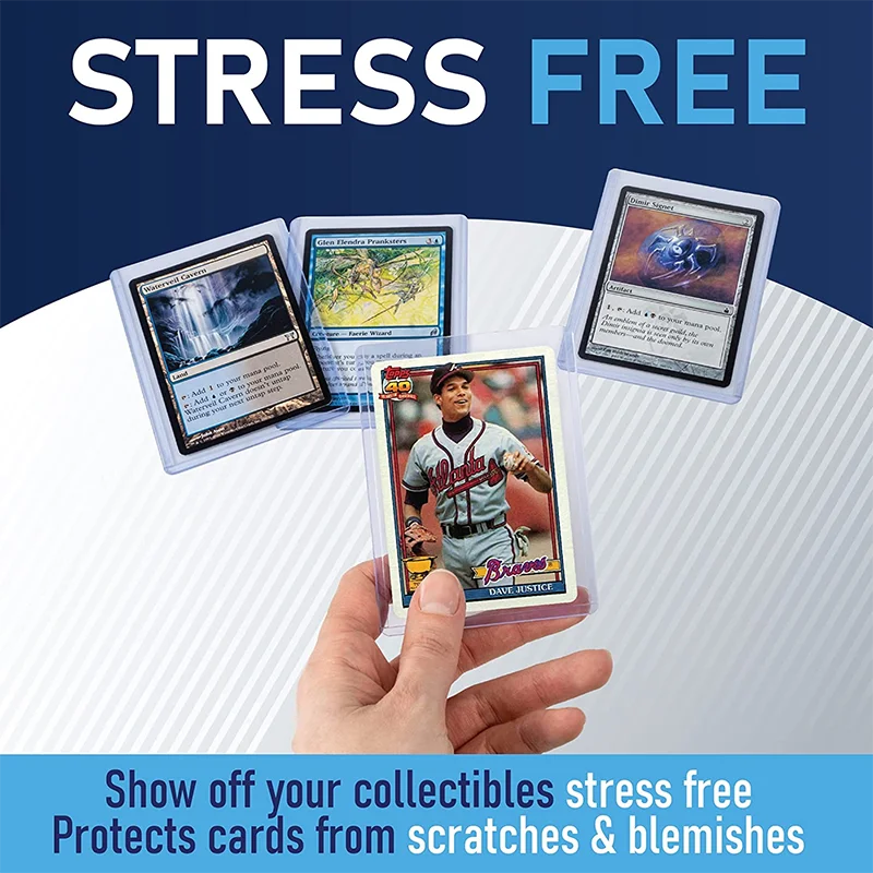 Transparent top loader Wholesale PVC Semi Rigid  Custom Factory card holder photo card holder sleeves cards toploader sleeves