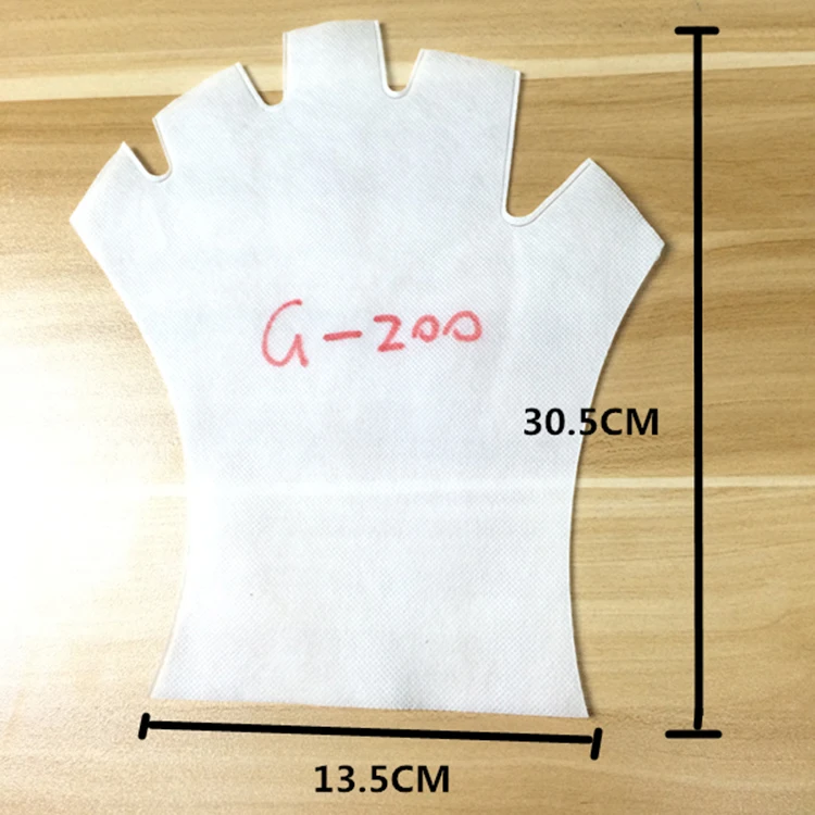 Anti Uv Nail Gloves Uv Gel Shield Glove Fingerless Manicure Nail Art Tools Led Lamp Nails Dryer Radiation Hand Protection