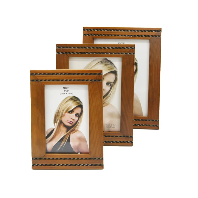 Wholesale Picture Frame Manufacturer  4x6 5x7 6x8 Pine Wooden  Photo Frames