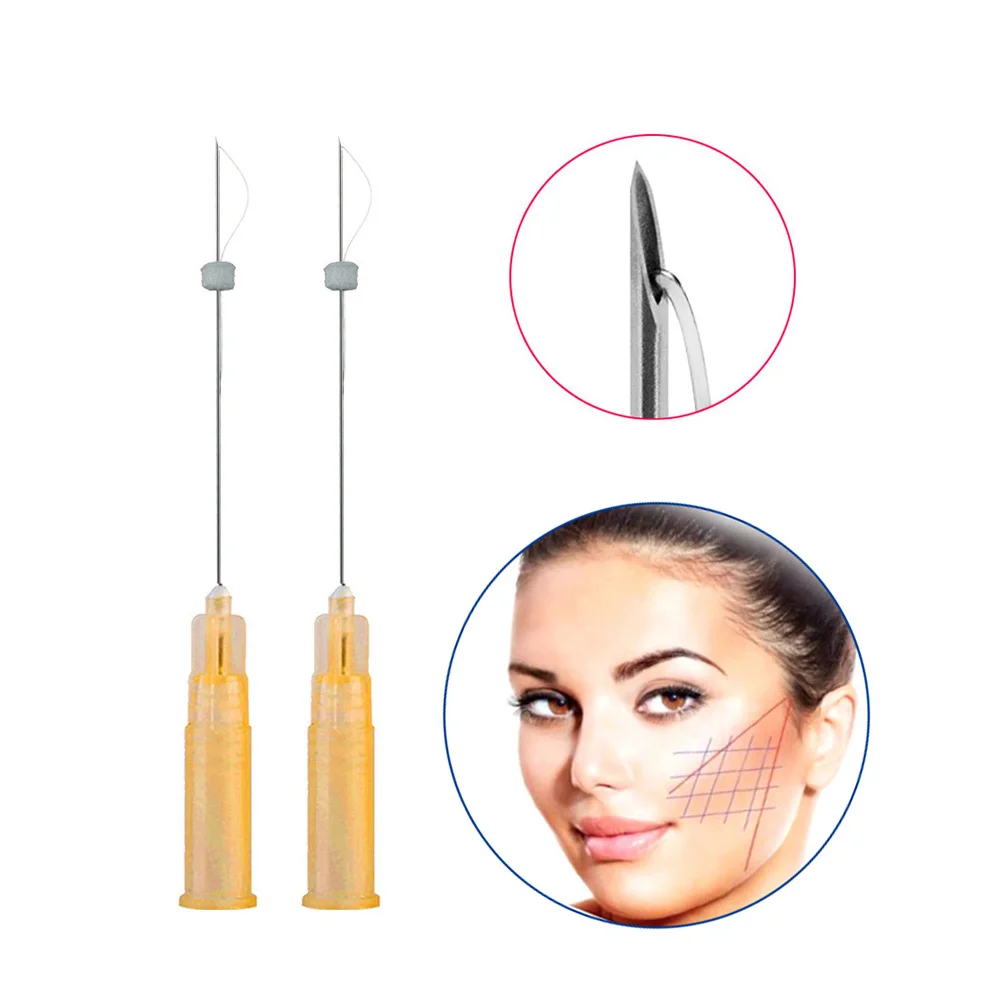 Sharp Needle Monkey Hilos 27g 50mm Forehead Cheek Filling Smooth Pcl Mono Thread