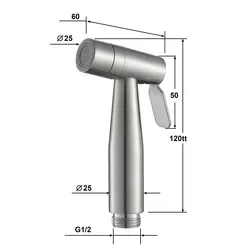 Advanced performance rust-proof 304 Shower head bidet sprayer with jet and soft spray