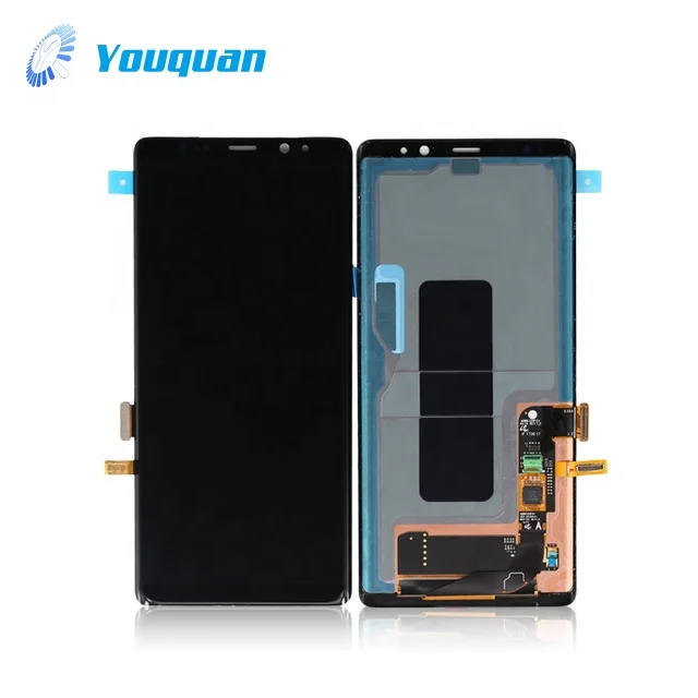 
Wholesale OEM original quality mobile phone lcd display for samsung note 8, cell phone lcd screen with frame for note 8 
