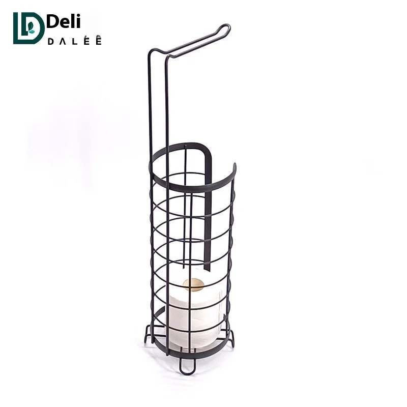Multi-Functional Iron Floor-Standing Rack Cross-Border Bathroom Paper Towel and Magazine Holder for Living Room Storage